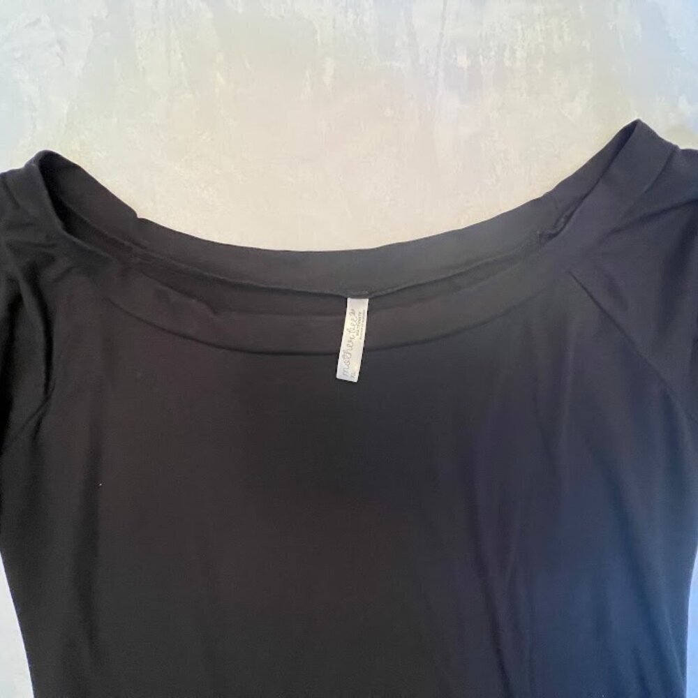 Motherbee Maternity ss Black Shirt Size XL - Picture 2 of 6
